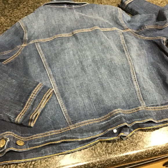 Lightly Distressed Jean Jacket - Picture 2 of 2